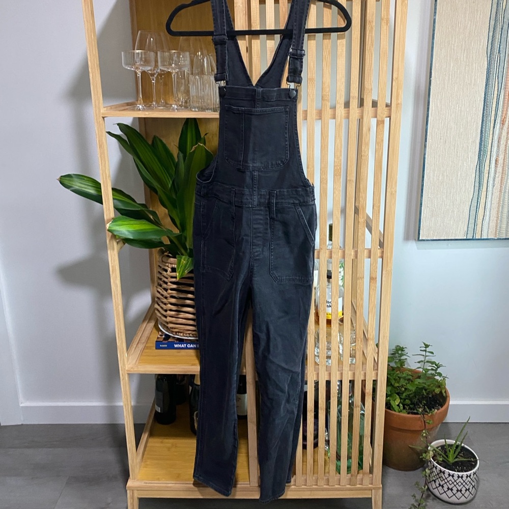 Madewell Skinny Overalls in Lunar Wash high rise  Size Small